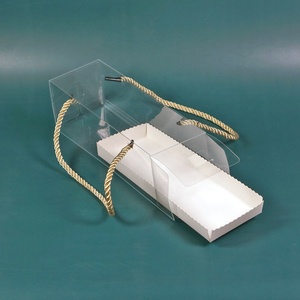 Hình chữ nhật di động Pastry bao bì rõ ràng Mousse Bánh hộp Swiss CuộN container bánh sandwich Muffin hiển thị thực phẩm lưu trữ chủ - Product Image 5