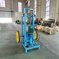 Mini-foreuse hydraulique compacte entièrement électrique modèle 110D, portée maximale 120 m, pour projets de forage de puits d'eau domestiques et agricoles de petite envergure