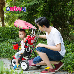 Venta caliente niños de <span class=keywords><strong>3</strong></span> ruedas paseo en coche plegable triciclo de niños en bicicleta - Product Image 6