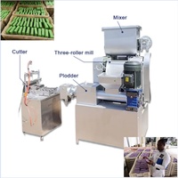 Petite machine de fabrication de savon avec extrudeuse et machine de découpe de savon 100-300 kg/h - Ligne de production compacte de savon en barre