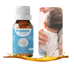 OEM Vegan Organic Probiotics Liquid Probiotic Drops Mejora el cólico intestinal para bebés Suplemento 30ml - Product Image 1