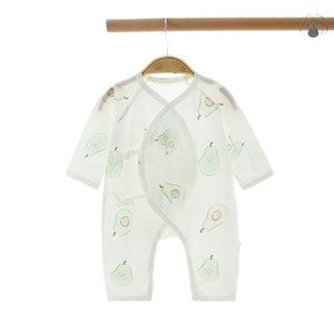 Mono de algodón fino estilo monje para bebé, ropa unisex para climas climatizados para recién nacidos con lazos - Product Image 5