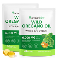 Acentiallabs Minyak Oregano Biji Hitam Softgel 6000mg 120 Kapsul Dukungan Imunitas Suplemen Nutrisi Ekstrak Tumbuhan Distributor