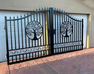 Wrought Iron Cow Entrance <strong>Gates</strong> <strong>14ft</strong> 16ft 20ft Livestock Farm Security <strong>Gate</strong> - Product Image 5