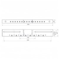 Kit EconoRuler 3R-209-860.3 pour table WEDM à montage direct 860 mm, comprend 2 supports, 2 pinces, clés Allen 3 mm et 5 mm HE-R06810-860.3
