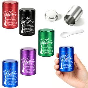 Guci Kremasi Pohon Kehidupan untuk Abu Jenazah Manusia & Hewan Peliharaan - Guci Pemakaman Dekoratif untuk Abu Jenazah Pria & Wanita - Product Image 1