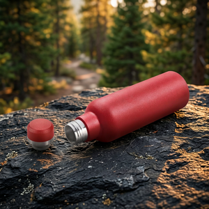 Premium Red Stainless Steel Vacuum Insulated Water <b>Bottle</b> Reusable Leakproof Travel <b>Flask</b> - Product Image 4