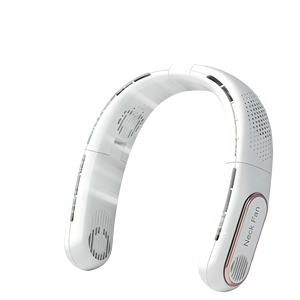 Ventilador de Cuello Portátil Recargable, Mini Ventilador Inalámbrico Plegable con Tres Velocidades Ajustables para Uso en Exteriores, Auto y RV - Product Image 1