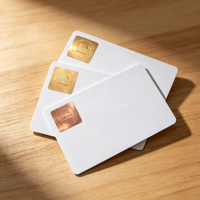 Cartes NFC vierges en PVC SC-RFID en gros, imprimables, noir et blanc, matériau d'identification, usage hôtelier, étanches, 13,56 MHz, marque SEN CAN