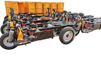 Mini tracteur de cargaison de tricycle de camion à benne basculante de rendement élevé pour le transport de charge 1.5 tonnes