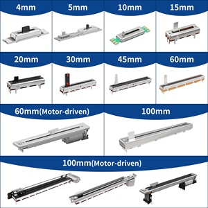 Deslizando o Módulo Potenciômetro 20MM 25MM 30MM 45MM Viagem LED Cor Opções de Fábrica Potenciômetros Ajustáveis Personalizados - Product Image 2