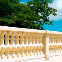 Rampe murale extérieure de jardin, design traditionnel, haute résistance, étanche et durable, pour villa, terrasse, balcon