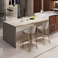 Tabouret de bar haut, tabouret de comptoir, style moderne, simple, luxueux, nordique, européen, design, pour usage domestique HD-751D