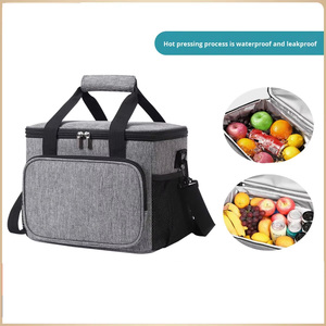 For New Leather Insulated Waterproof <strong>Picnic</strong> <strong>Bag</strong> with Zipper Closure 10L/15L/24L Sizes Portable Outdoor Ice <strong>Bag</strong> - Product Image 5