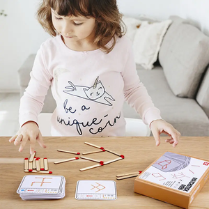 <span class=keywords><strong>Gioco</strong></span> di Puzzle Montessori in Legno, <span class=keywords><strong>Gioco</strong></span> da Tavolo DIY di Matematica e Geometria, <span class=keywords><strong>Gioco</strong></span> di <span class=keywords><strong>Logica</strong></span> per l'Allenamento del Pensiero, Giocattoli Educativi per Bambini - Product Image 2