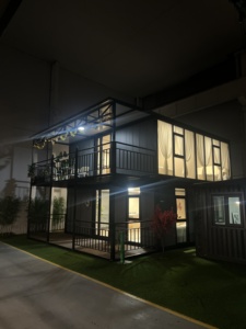บ้านคอนเทนเนอร์แบบปีกคู่ขนาด 40 ฟุต 2 ห้องนอน โครงสร้างเหล็กแบบขยายได้ ติดตั้งนอกสถานที่ ยี่ห้อ Yi Yu สำหรับโรงเรียน/<span class=keywords><strong>โรงแรม</strong></span>/โรงพยาบาล - Product Image 5
