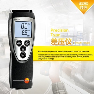 เครื่องวัดความดันแบบดิฟเฟอเรนเชียล Testo512 ของเยอรมัน 0-2000 HPa เครื่องวัดความดันอากาศแบบดิจิตอลพร้อมจอแสดงผล เครื่องวัดความเร็วลม Testo512 เครื่องวัดความดันแบบดิฟเฟอเรนเชียล Testo512 Tes - Product Image 2