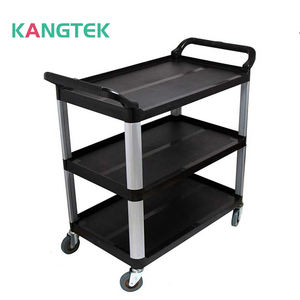 โรงงานคังเทค ขายส่ง รถเข็นอเนกประสงค์สามชั้น พร้อมล้อเลื่อนปรับได้ เหมาะสำหรับโรงพยาบาล - Product Image 2