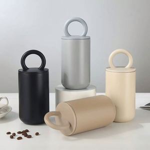 Minimalist Ring Handle Stainless Steel Insulated Cup | Custom Logo Travel Tumbler - Product Image 5