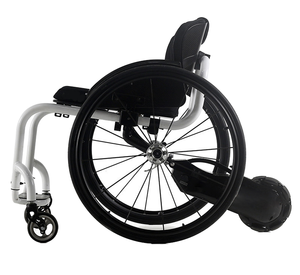 Accesorio de propulsión eléctrica para silla de ruedas manual, pequeño, con tracción trasera, plegable, deportivo, de aluminio, 100 kg, motor de 250 W - Product Image 1