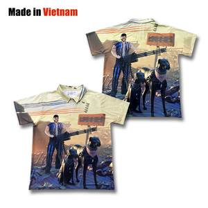 เสื้อเจอร์ซีย์คอตตอนคุณภาพสูงเป็นมิตรกับสิ่งแวดล้อมสำหรับผู้ชาย ขายส่ง และเสื้อยืดไซส์ใหญ่พิเศษแบบสั่งทำพร้อมลายพิมพ์ - Product Image 1