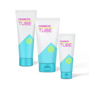 White Empty Face Hand Cream Sunscreen Squeeze Plastic Packaging Cosmetic Tube 30ml 50ml 60ml 75ml 80ml 100ml 120ml 150ml 200ml