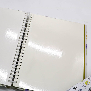 <span class=keywords><strong>Album</strong></span> <span class=keywords><strong>photo</strong></span> scrapbook auto-adhésif DIY <span class=keywords><strong>à</strong></span> spirale florale fantaisie, 20 feuilles - Product Image 2