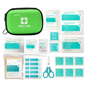 <span class=keywords><strong>Kit</strong></span> de primeros auxilios ecológico con logotipo personalizado Firstar con suministros médicos para supervivencia y aventura al aire libre - Product Image 1