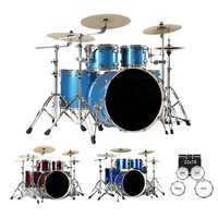 Vente d'Usine Instrument de Percussion Musical Professionnel Batterie de Jazz Set de Batteries 5 ou 7 Pièces