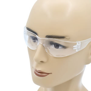 Lunettes de sécurité industrielle résistantes aux chocs ANSI Z87 Lentille claire Lunettes résistantes aux produits chimiques CE EN166 Lunettes de sécurité anti-rayures - Product Image 5