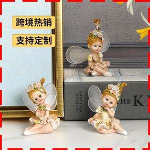 Fairy <b>Doll</b> Figurines QH-21544 Painted Indoor Outdoor Garden Ornaments - Product Image 4