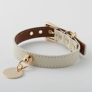 Op Maat Gemaakte Milieuvriendelijke Pu Lederen Halsband Voor Huisdieren-Verstelbare Kat-En Hondenhalsband Met Naamplaatje, Charmant Synthetisch Leer Voor Kleine Huisdieren - Product Image 1