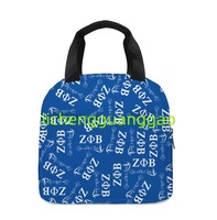 Promotion Usine : Sac Isotherme Zeta Phi Beta pour le Déjeuner – Vente en Gros pour les Fraternités, Sac Repas Isotherme pour le Camping et les Voyages en Plein Air