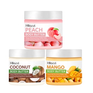 Crema Corporal Humectante de Alta Calidad, Iluminadora y Nutritiva, Manteca Corporal Orgánica de <span class=keywords><strong>Mango</strong></span> Batida - Product Image 1