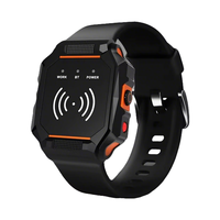 Lector de RFID UHF Portátil y Compacto con Sistema Android, Resistente al Agua IP65, Escáner de Reloj de Pulsera para Gestión de Inventario y Gestión de Activos