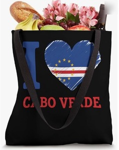 Hochwertige Einkaufstasche mit Flagge von Kap Verde, personalisierte Canvas-Umhängetasche für Reisen, wiederverwendbare Einkaufstasche für Damen - Product Image 6