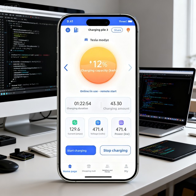 Customizable Smart Charging Piles IoT Solution with Intelligent Remote Control Facility Management Mobile Payment Applications