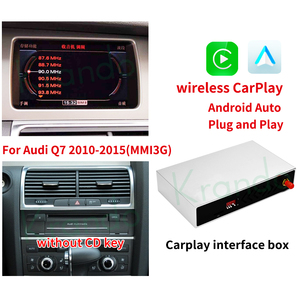 Krando Car Android Auto Decodificador para Audi Q7 2010 + Inalámbrico Apple CarPlay Box Soporte Música en línea Siri Voice Parking Camera - Product Image 3