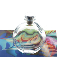 Bouteille de recharge de diffuseur en verre de roseau vide de haute qualité de 150ml avec des bâtons de forme ovale bouteilles de parfum frais d'air à la maison en gros
