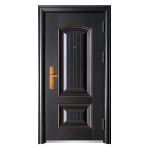 Porte en fonte d'aluminium, porte antivol pivotante, porte de sécurité domestique, porte simple, porte d'entrée femelle, porte d'entrée - Product Image 3