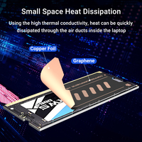 Enfriador JEYI de Doble Capa de Grafeno y Cobre para SSD M.2 8 para Unidades NVMe/NGFF 2280 PS5/PC/Laptops, 1 Año de Garantía, Alta Velocidad