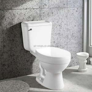 Populaire en Amérique du Sud, la toilette fendue siphonique pour salle de bain à domicile et la toilette en céramique pour salle de bain d'hôtel avec <span class=keywords><strong>réservoir</strong></span> d'eau - Product Image 6