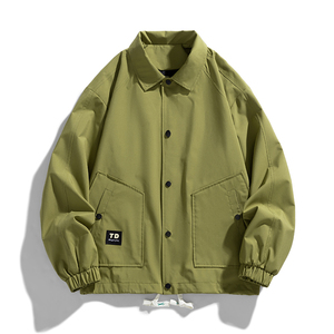 เสื้อแจ็คเก็ตฤดูใบไม้ผลิและฤดูใบไม้ร่วงแฟชั่นบุรุษแบรนด์ใหม่เสื้อโค้ทลำลองสำหรับวัยรุ่นสไตล์ญี่ปุ่นคอหลวมเสื้อคู่สำหรับกิจกรรมกลางแจ้งระบายอากาศได้ดีทันสมัย - Product Image 5