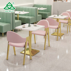 Proyecto de Hotel de Moda, Nuevo Diseño, Muebles de Restaurante Chino, Cabinas de Cafetería, Juego de Mesa y Sillas Redondas para Comedor - Product Image 2