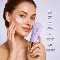 Crème Visage au Collagène et Peptides 50ml – Soin Visage Végétalien OEM Hydratation Profonde, Douceur, Confort, Lueur Soyeuse, Peau Raffermie