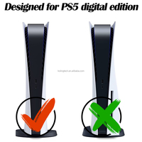 Weiße Abdeckplatten für PS5-Seitenwände Shell-Ersatz-Frontplatten für Playstation 5 Digital Edition-Konsolen zubehör