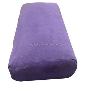 Housse de coussin de méditation et de yoga personnalisée en microfibre douce et lavable, avec poignée de transport, pour coussin long portable - Product Image 3
