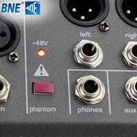Console de mixage audio MX8 99 DSP, contrôleur DJ 8 canaux, mixeur 8 voies, égaliseur 7 bandes, équipement sonore professionnel, mixeur BT pour spectacle en direct