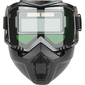Casco per saldatura auto-oscurante, maschera protettiva di sicurezza resistente per saldatura, molatura, lucidatura e taglio - Product Image 1