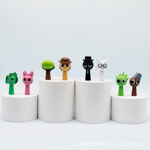 24 Styles Sprunki Incredibox Phase 4 Mini Figures 5CM <b>PVC</b> Sprunki Game Character Model Toy Collectible <b>Blind</b> Box Gift - Product Image 4